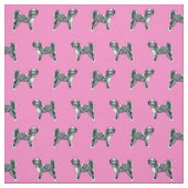 Aussiedler Hund rosa Stoff (Muster)