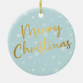 Aussiedoodle dog christmas keramik ornament (Hinten)