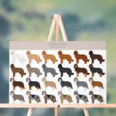Aussiedoodle-Hundemischung Acrylschild (Neutral)
