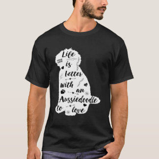 Aussiedoodle Shirt Design für Aussiedoodle Dog Lov