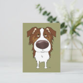 Aussies - große Nase und Hintern Postkarte (Stehend Vorderseite)