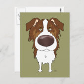 Aussies - große Nase und Hintern Postkarte (Vorne/Hinten)