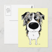 Aussies - große Nase und Hintern Postkarte (Vorne/Hinten)