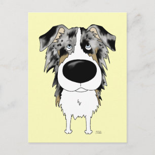 Aussies - große Nase und Hintern Postkarte