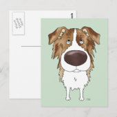 Aussies - große Nase und Hintern Postkarte (Vorne/Hinten)