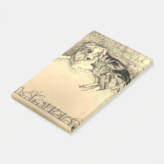 Aussie's Notepad Post-it Klebezettel (angewinkelt)