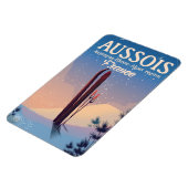 Aussois Auvergne-Rhône-Alpes Frankreich Skiposter Magnet (Linke Seite)