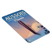 Aussois Auvergne-Rhône-Alpes Frankreich Skiposter Magnet (Rechte Seite)