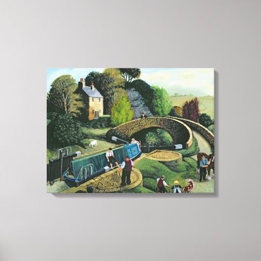 Aussperrung Leinwanddruck (Vorderseite)