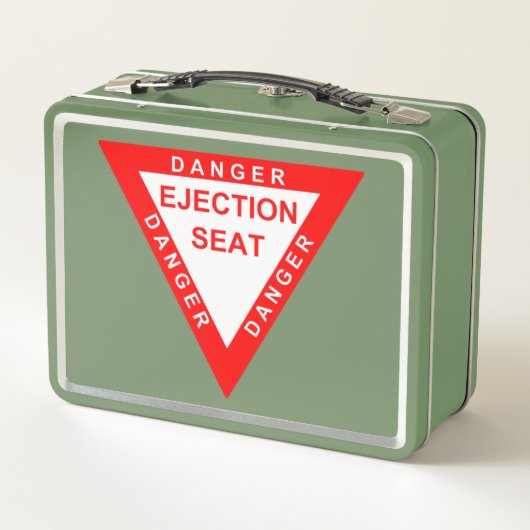 AUSSPRITZSITZ - GEFAHR METALL BROTDOSE (Rückseite)