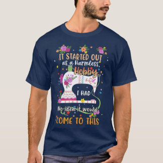 Ausstechen von schädlichen Hobby-Nähgeschenken für T-Shirt