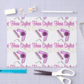 AUSSTEHENDER HAARESYL UND SCHÖNER SEIDENPAPIER (Handwerk)