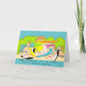 Aussteigen für Ostern Karte (Vorderseite)