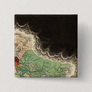 Ausstellen des Kaiserreichs von Kublai Khan 1294 A Button