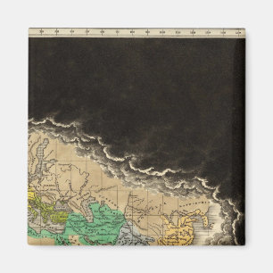 Ausstellen des Reiches Charlemagne 814 AD Magnet