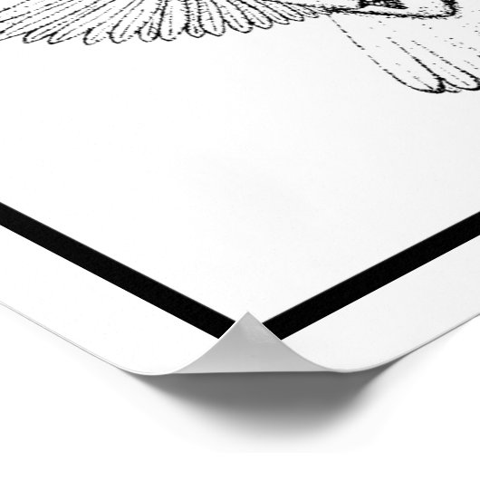 Ausstellendes Liebe-Poster Poster (Ecke)