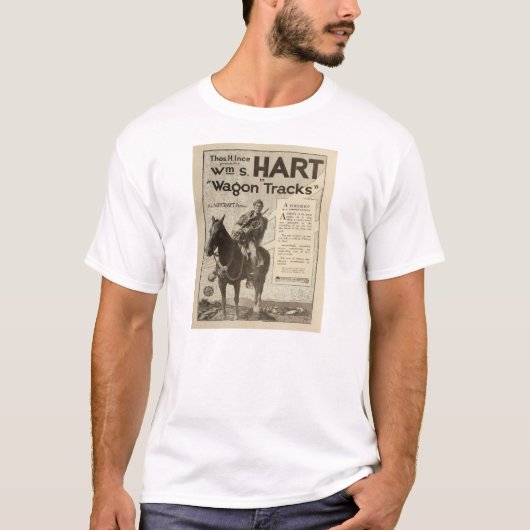 Ausstelleranzeige stillen Films Williams S. Hart T-Shirt (Vorderseite)