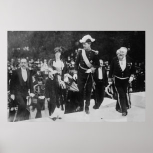 Ausstellung 1913 Königs Albert u. der Königin Poster