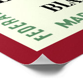 Ausstellung Amerikanischer Maler Poster (Ecke)