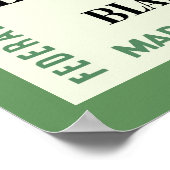 Ausstellung Amerikanischer Maler Poster (Ecke)