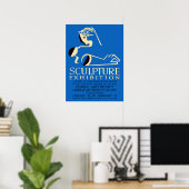 Ausstellung amerikanischer Skulpturen Poster (Heimbüro)