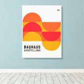 Ausstellung Bauhaus 1919 B19 Canvas Print Leinwanddruck (Insitu (Holzboden))