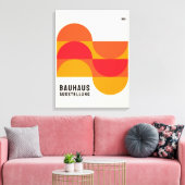 Ausstellung Bauhaus 1919 B19 Canvas Print Leinwanddruck (Insitu (Wohnzimmer))