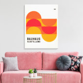 Ausstellung Bauhaus 1919 B19 Canvas Print Leinwanddruck (Insitu (Wohnzimmer))