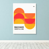 Ausstellung Bauhaus 1919 B19 Canvas Print Leinwanddruck (Insitu (Holzboden))