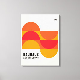 Ausstellung Bauhaus 1919 B19 Canvas Print Leinwanddruck