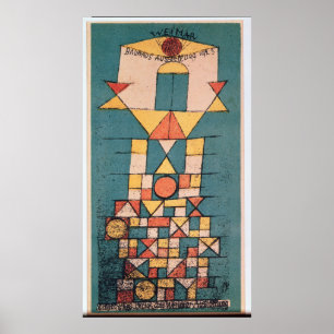Ausstellung Bauhaus "Der erhabene Aspekt", 1923 Poster