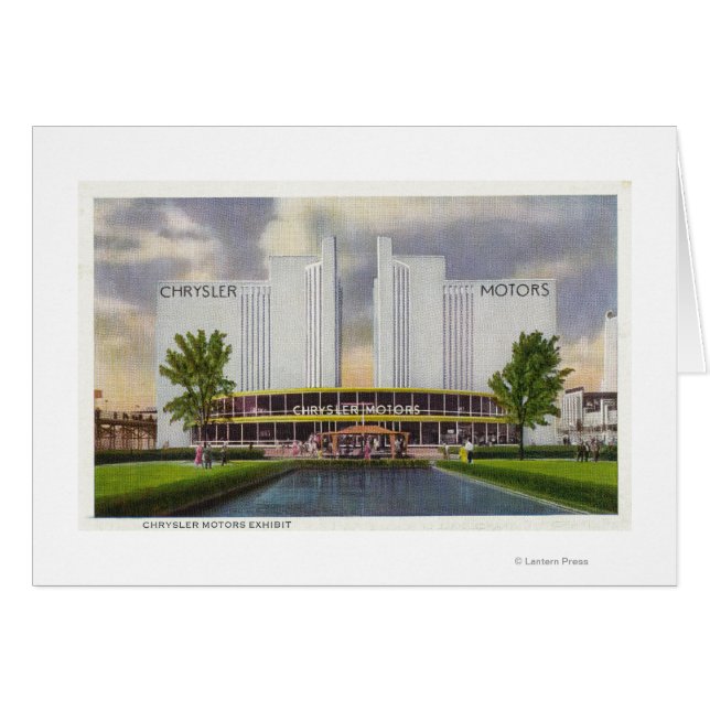 Ausstellung Chrysler Motors 1934 Weltmesse (Vorderseite (Horizontal))