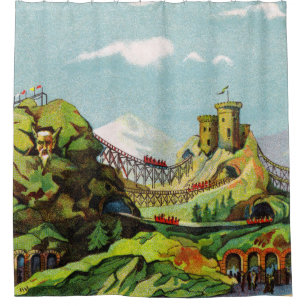 Ausstellung de Charleroi Duschvorhang