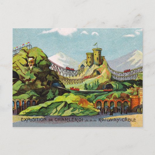 Ausstellung de Charleroi Postkarte (Vorderseite)