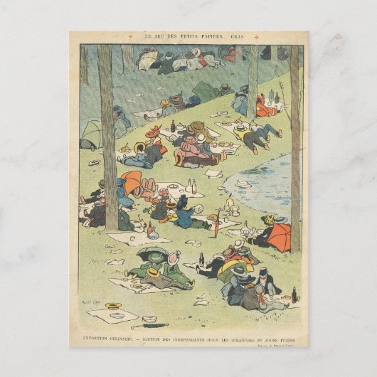 Ausstellung der kulinarischen Künste Postkarte (Vorderseite)