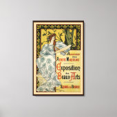 Ausstellung des Beaux-Arts Leinwanddruck (Vorderseite)
