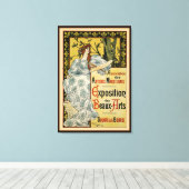 Ausstellung des Beaux-Arts Leinwanddruck (Insitu (Holzboden))