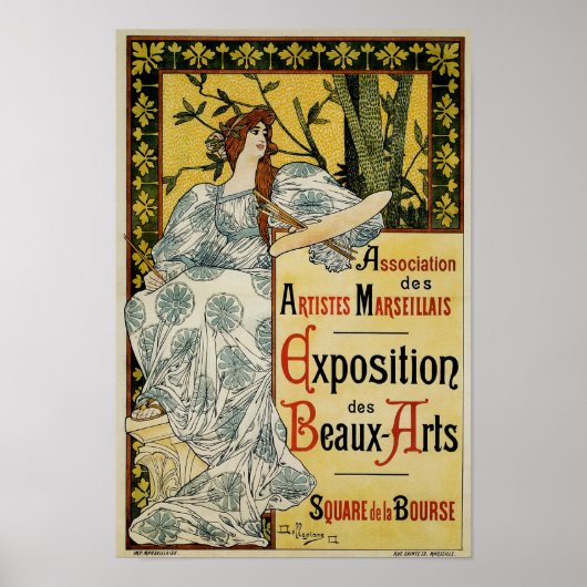 Ausstellung des Beaux-Arts Poster (Vorne)