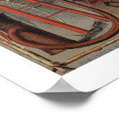 Ausstellung des Feuerwerkszeugnisses Poster (Ecke)