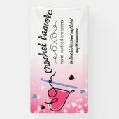 Ausstellung des Heftgarns, Hakenkaninchen, Stand Banner (Vertikal)