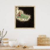 Ausstellung des Kaiserreichs von Kublai Khan 1294  Poster (Küche)