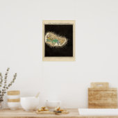 Ausstellung des Reiches von Charlemagne 814 AD Poster (Küche)