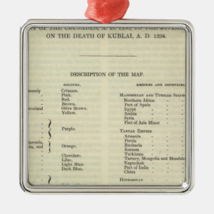 Ausstellung des Reiches von Kublai Khan ANZEIGE Ornament Aus Metall