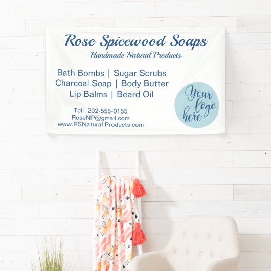 Ausstellung für benutzerdefinierte Logos Banner (Insitu)