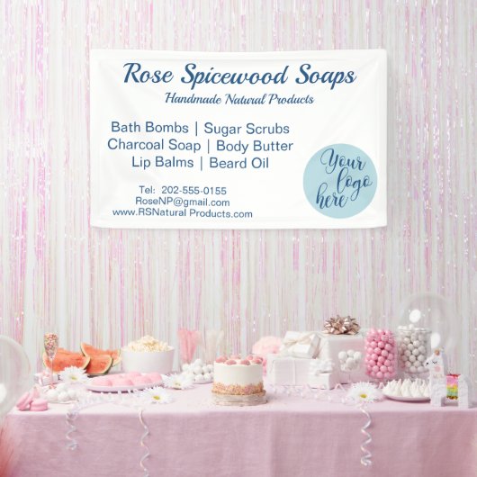 Ausstellung für benutzerdefinierte Logos Banner (Party)