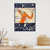 Ausstellung in der Arnot Gallery | Egon Schiele | Poster (Küche)