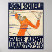 Ausstellung in der Arnot Gallery | Egon Schiele | Poster (Vorne)
