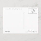 Ausstellung in Kolumbien - Postkarte (Rückseite)