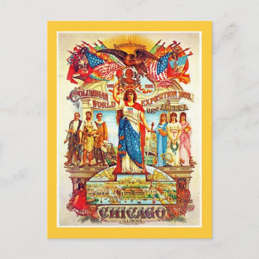 Ausstellung in Kolumbien - Postkarte (Vorderseite)