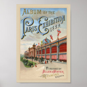 Ausstellung in Paris 1889 Poster